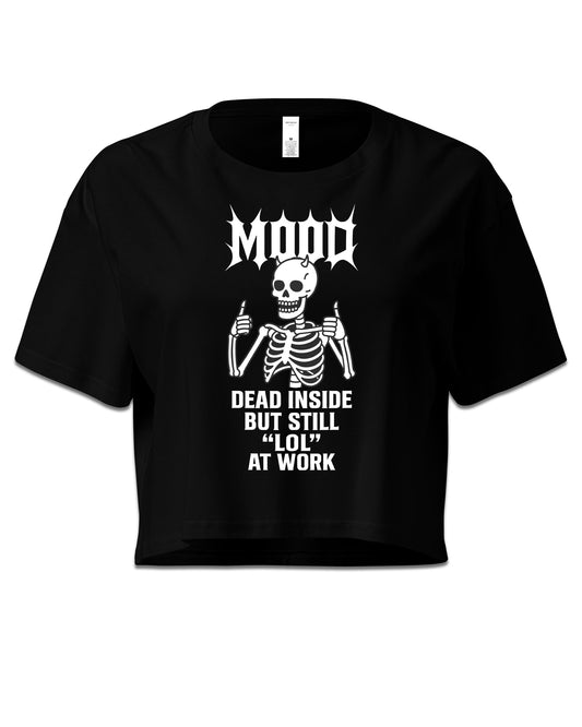MOOD Dead Inside Crop Top