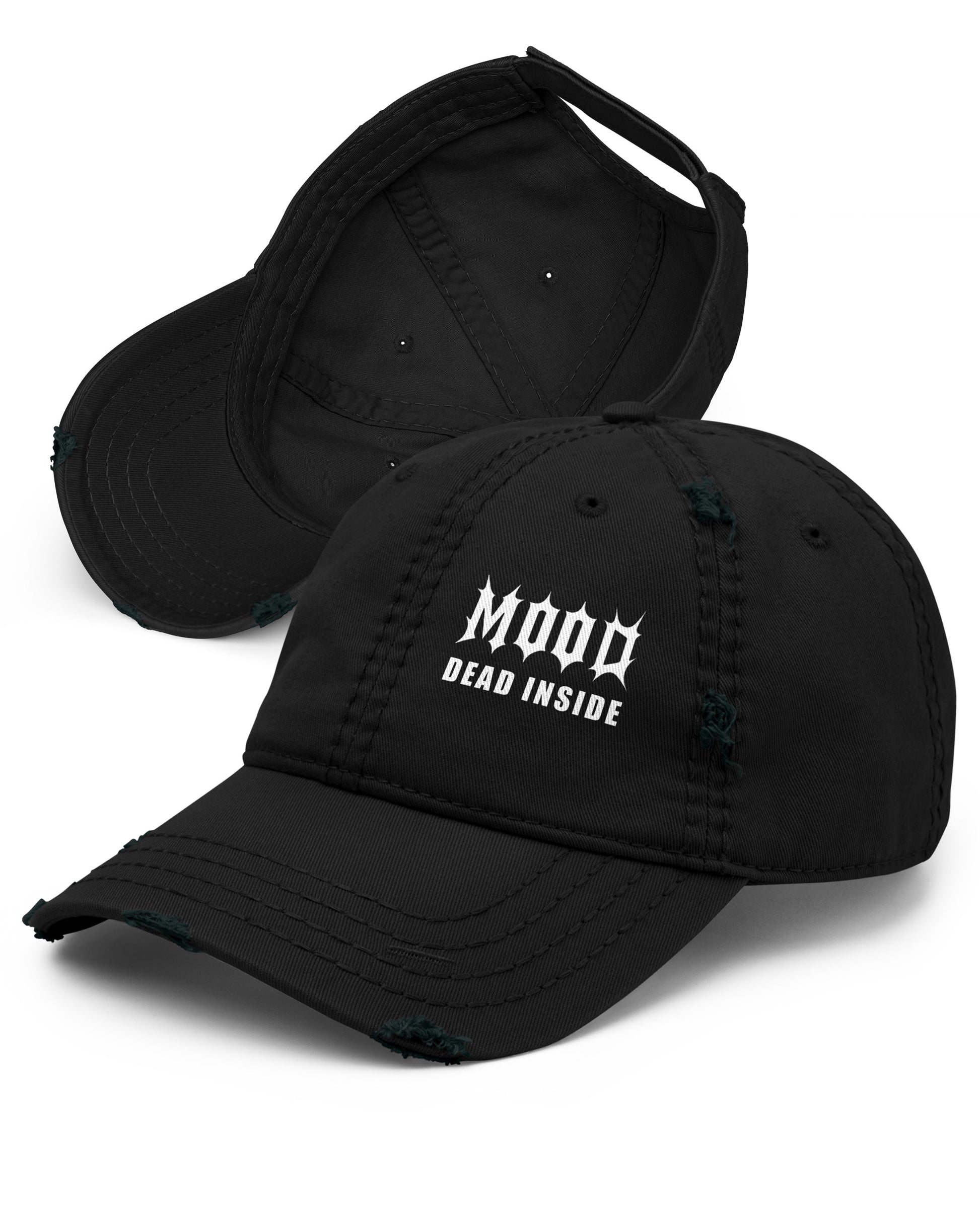 MOOD Dead Inside Distressed Hat