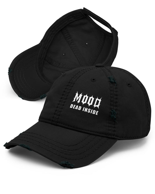MOOD Dead Inside Distressed Hat