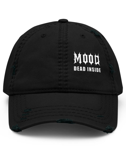MOOD Dead Inside Distressed Hat