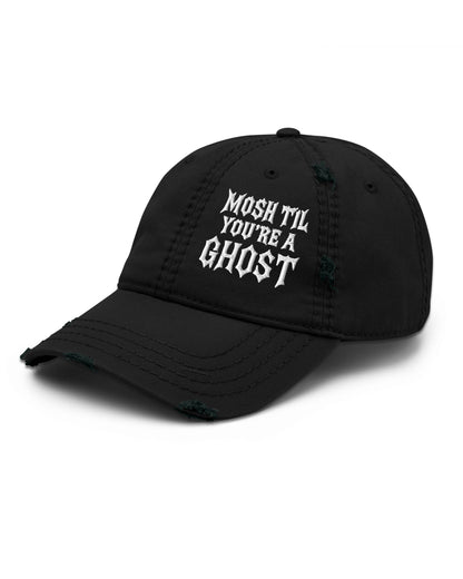 Mosh Til You’re a Ghost Distressed Dad Hat