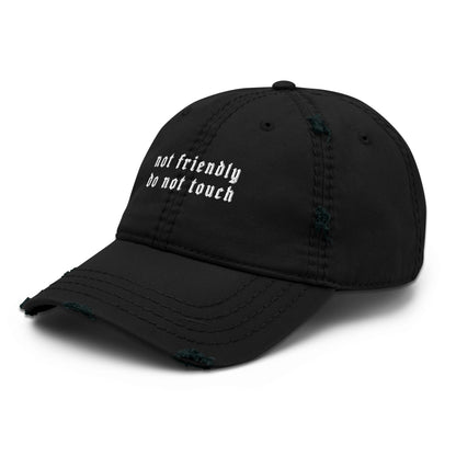 Not Friendly Do Not Touch Dad Hat