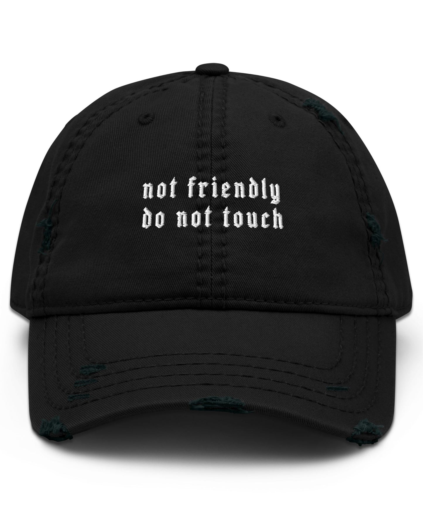 Not Friendly Do Not Touch Dad Hat