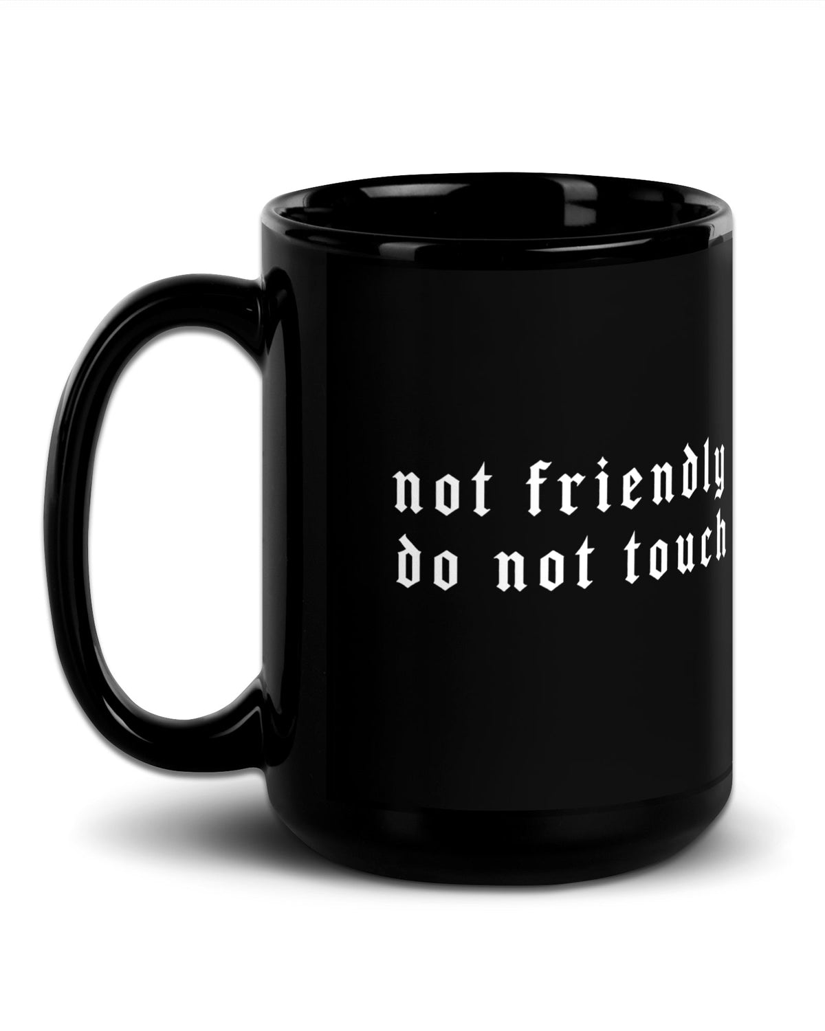 Not Friendly Do Not Touch Mug
