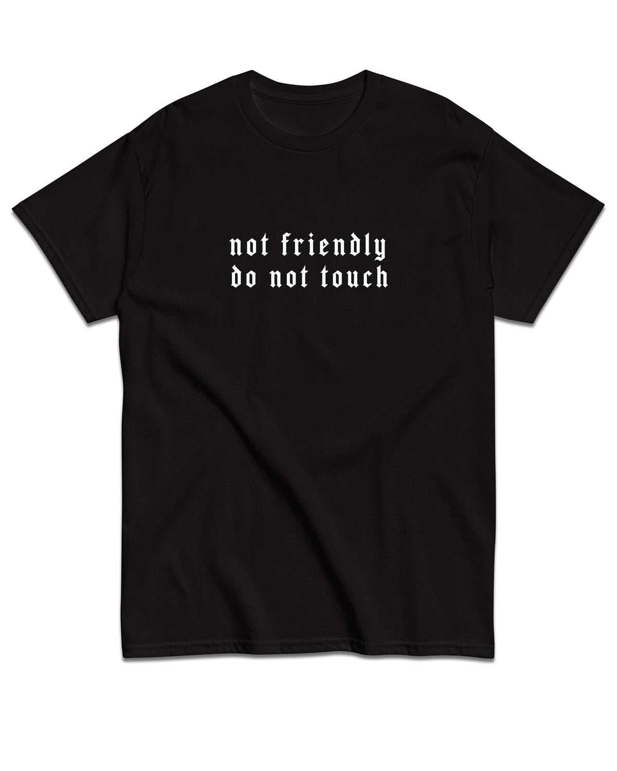 Not Friendly Do Not Touch T-Shirt
