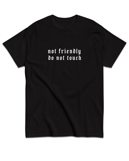 Not Friendly Do Not Touch T-Shirt