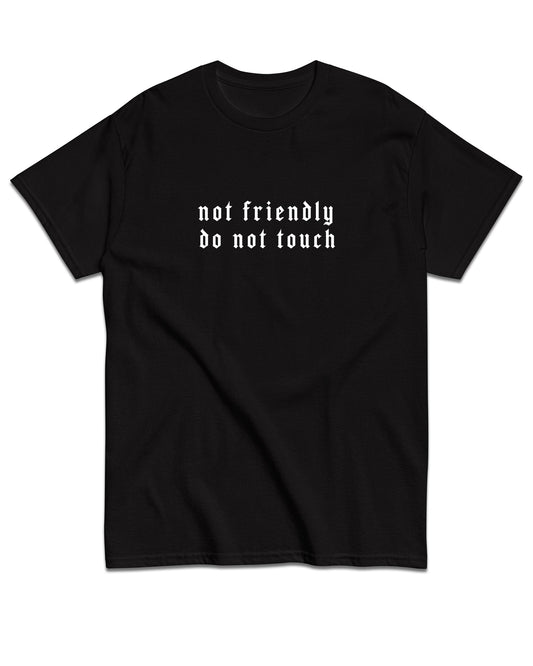 Not Friendly Do Not Touch T-Shirt