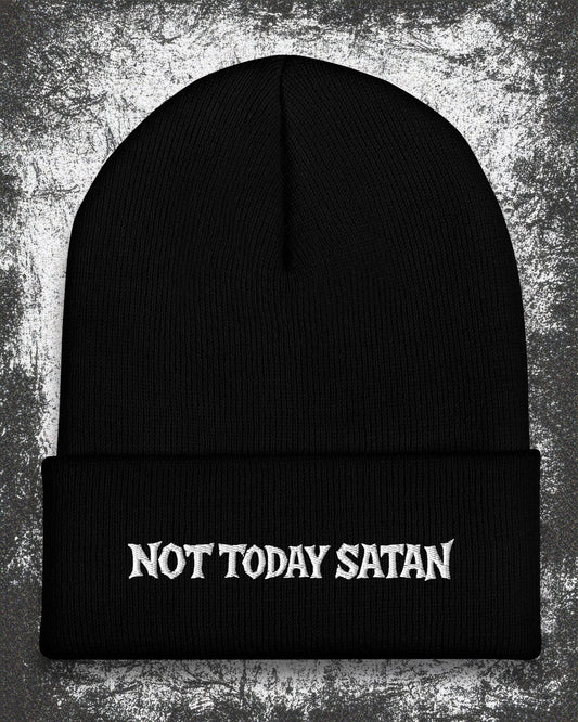NOT TODAY SATAN Beanie