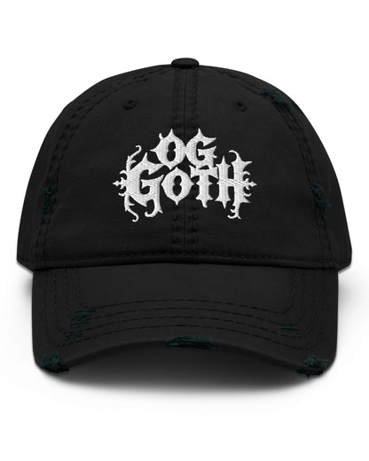 OG GOTH Distressed Dad Hat