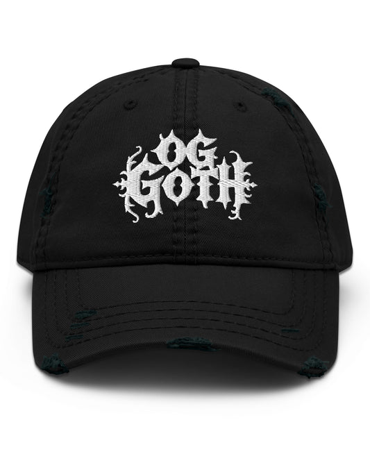 OG GOTH Distressed Dad Hat