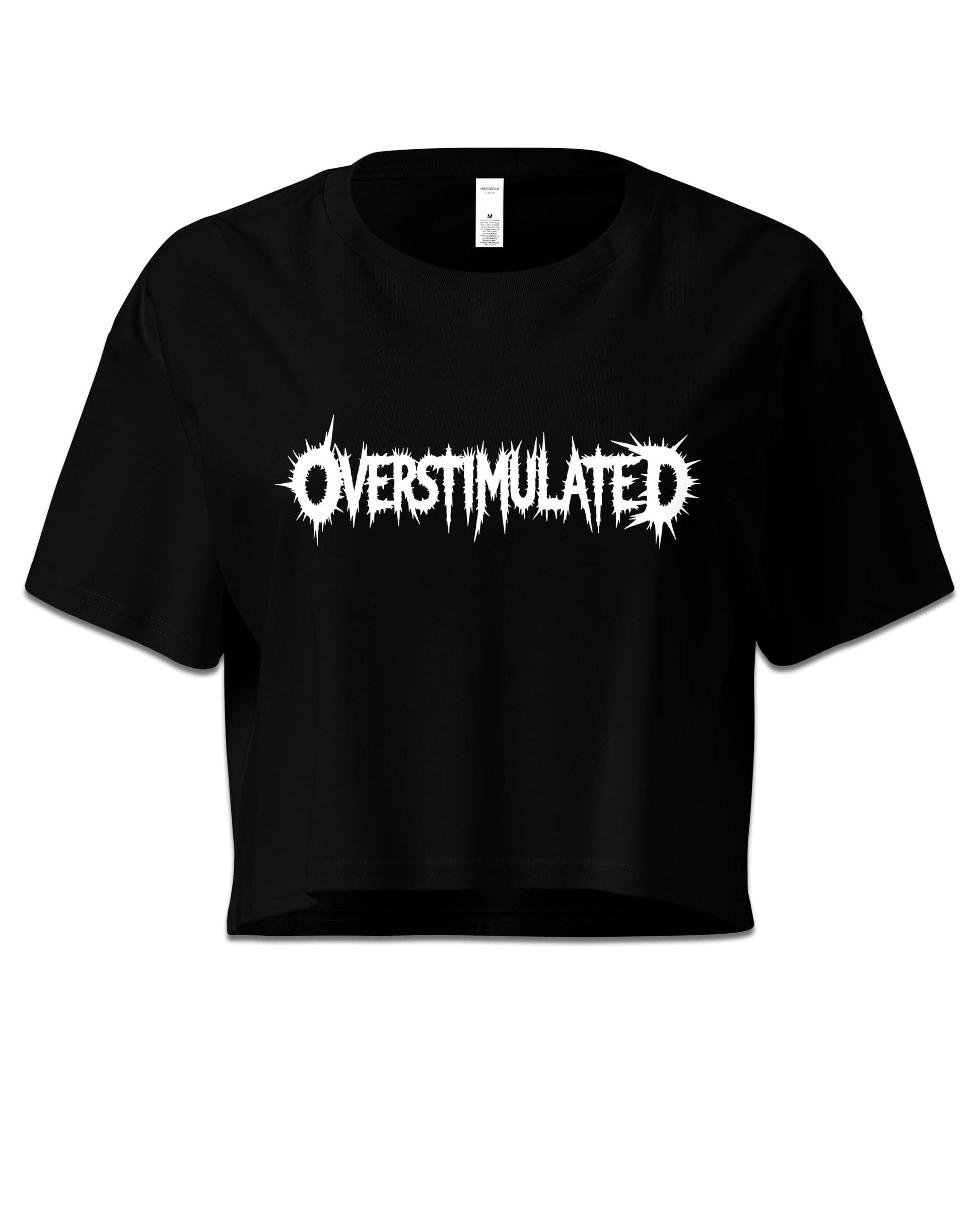 OVERSTIMULATED Crop Top