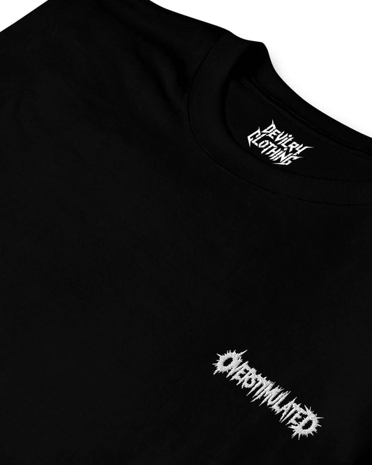 OVERSTIMULATED Embroidered T-Shirt