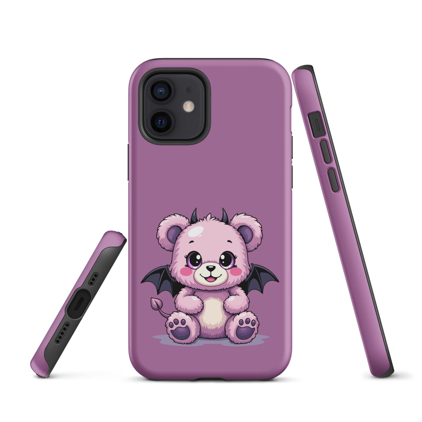 Pastel Goth Demon Teddy – Cute but Creepy iPhone Case