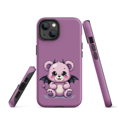 Pastel Goth Demon Teddy – Cute but Creepy iPhone Case