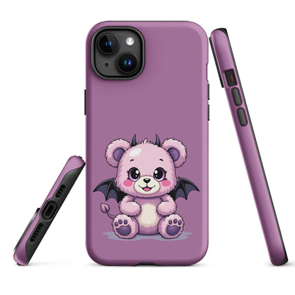 Pastel Goth Demon Teddy – Cute but Creepy iPhone Case