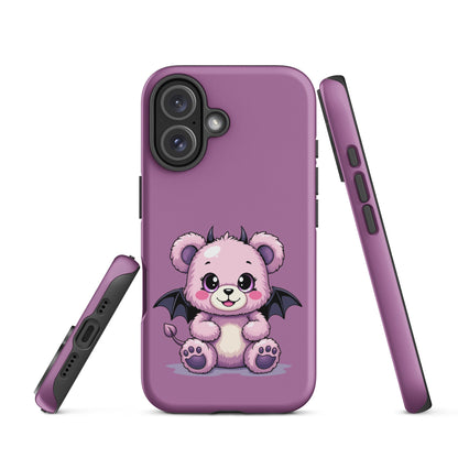 Pastel Goth Demon Teddy – Cute but Creepy iPhone Case