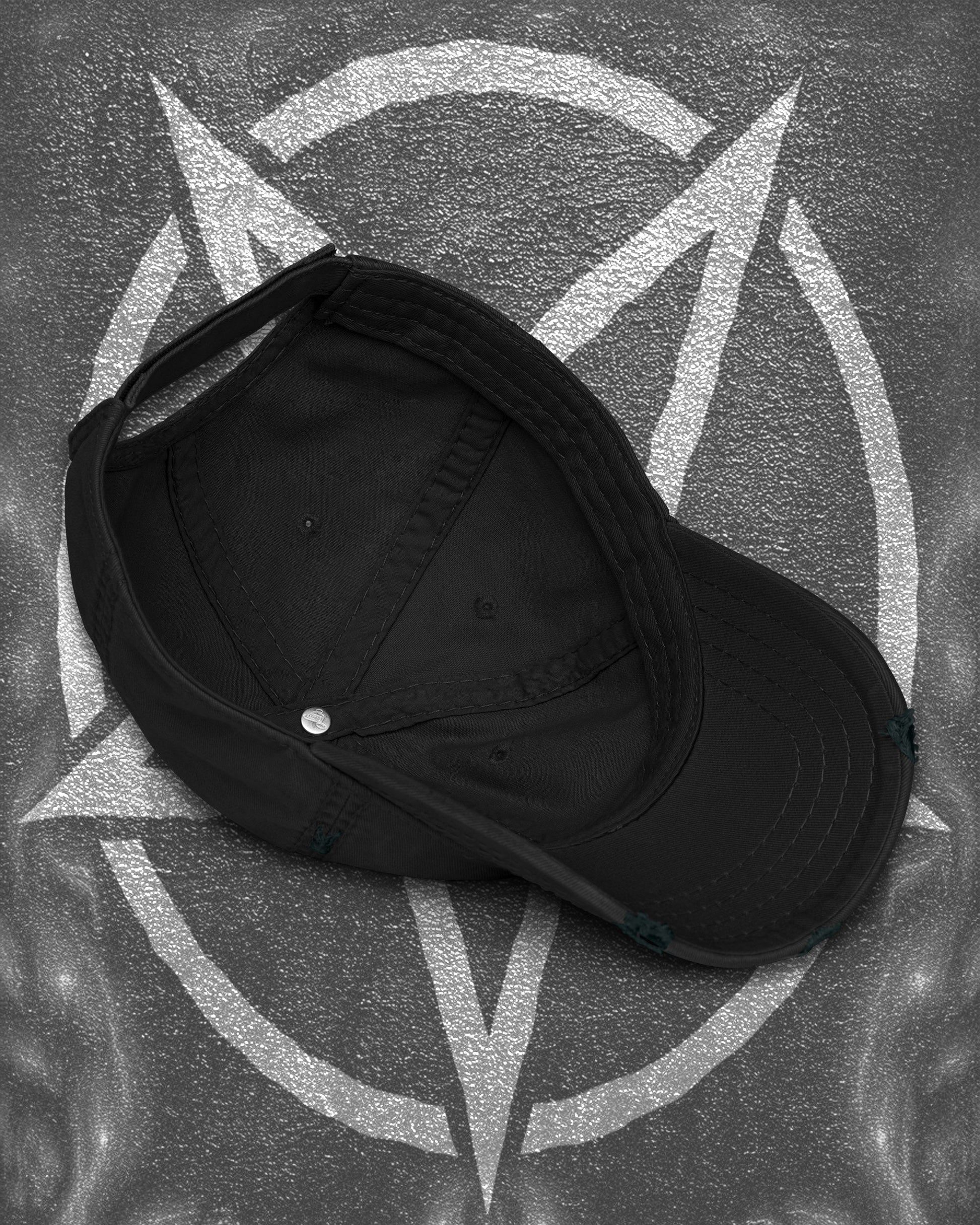 PENTAGRAM Distressed Dad Hat