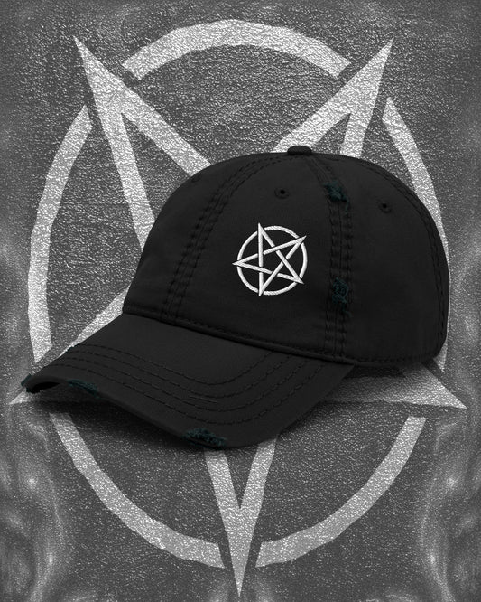 PENTAGRAM Distressed Dad Hat