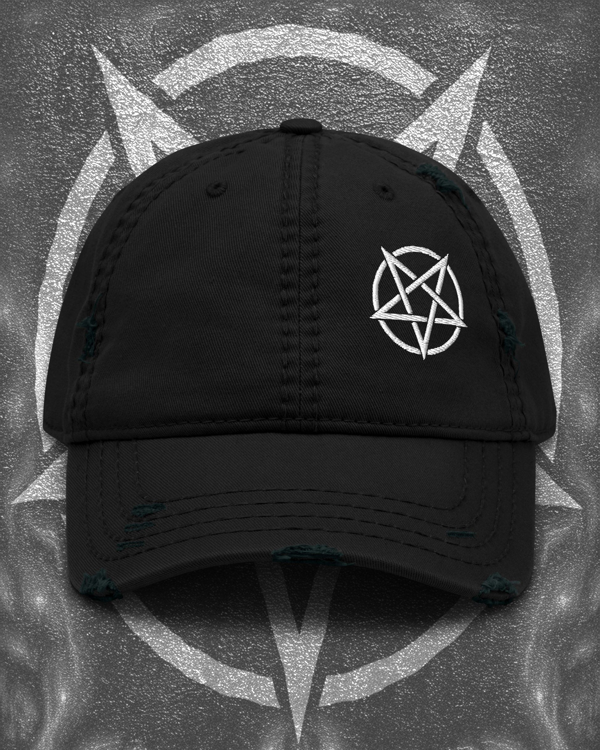 PENTAGRAM Distressed Dad Hat