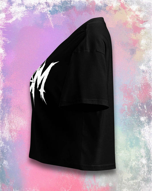 Pentagram Mom Crop Top
