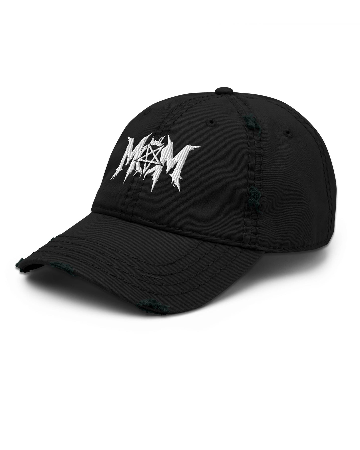 Pentagram Mom Distressed Dad Hat
