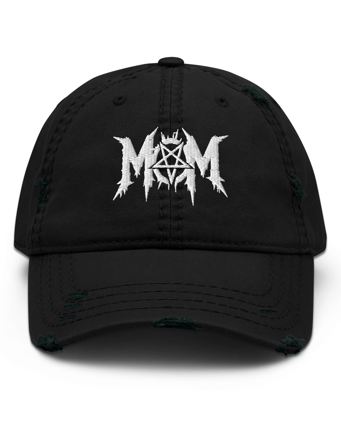 Pentagram Mom Distressed Dad Hat