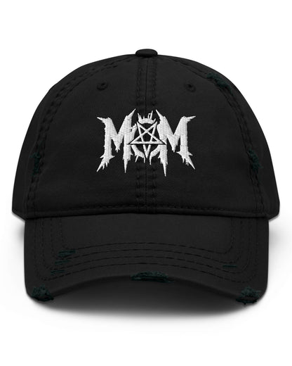 Pentagram Mom Distressed Dad Hat