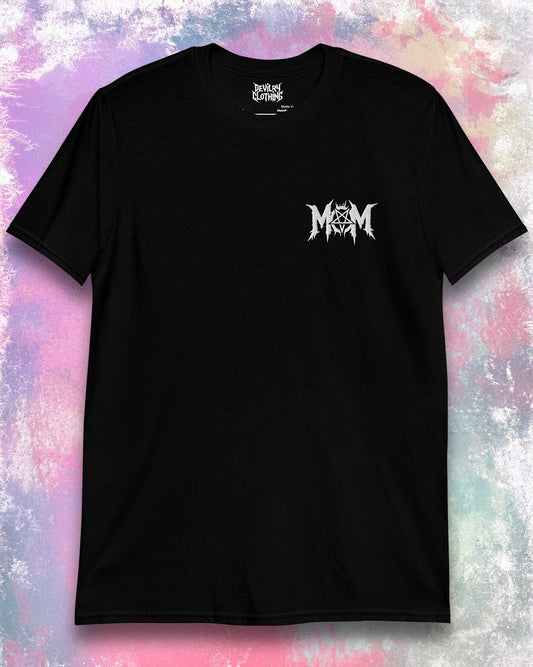 Pentagram Mom Embroidered T-Shirt
