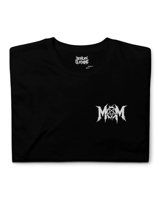 Pentagram Mom Embroidered T-Shirt