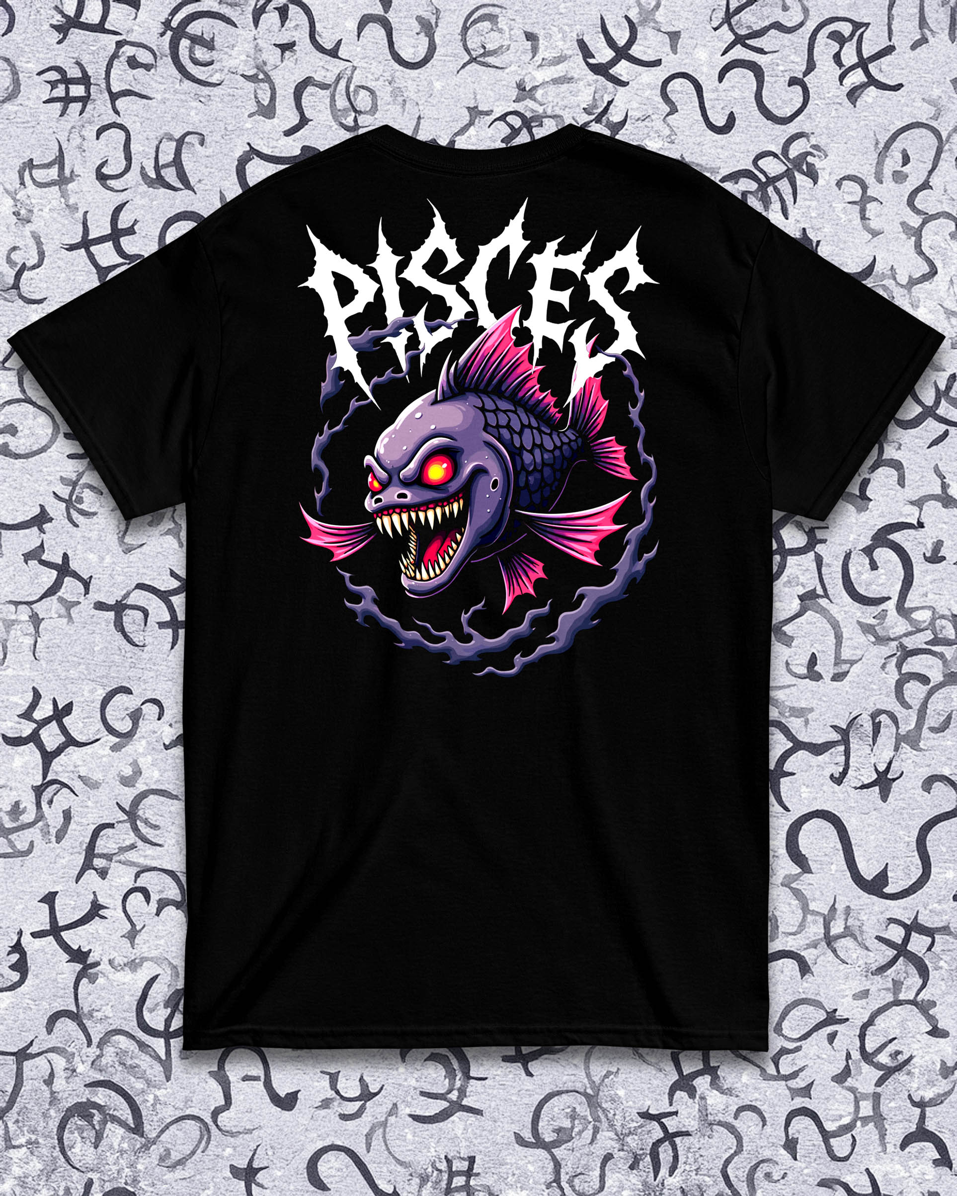 PISCES Embroidered T-Shirt