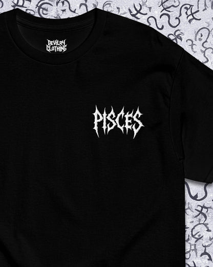 PISCES Embroidered T-Shirt