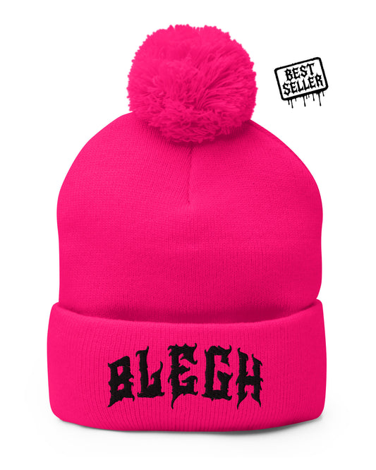 Bright Blegh Pom-Pom Beanie