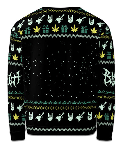 Puffing Around The Christmas Tree Sweater