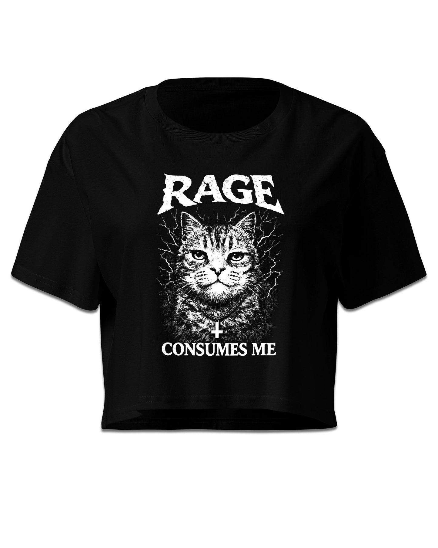 Rage Consumes Me Crop Top