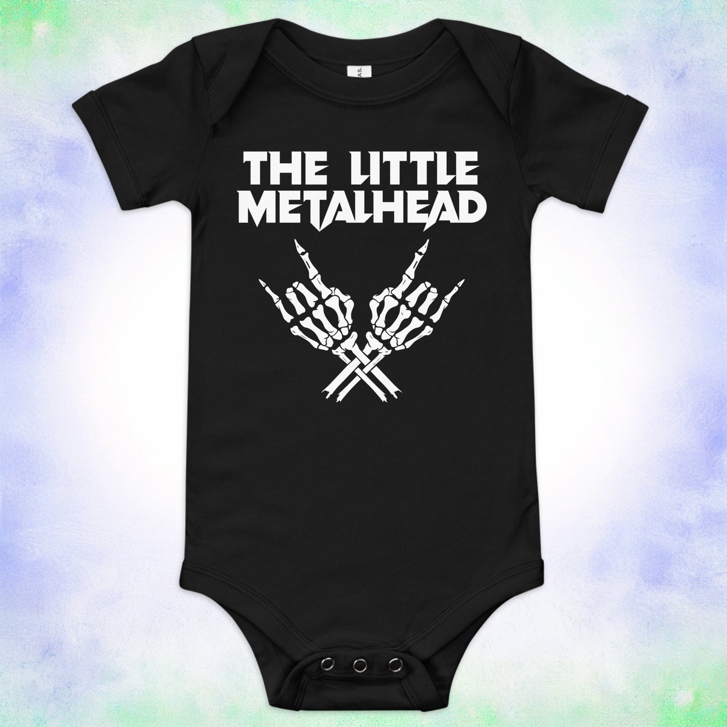 Raising A Little Metalhead T-Shirt/Baby Combo