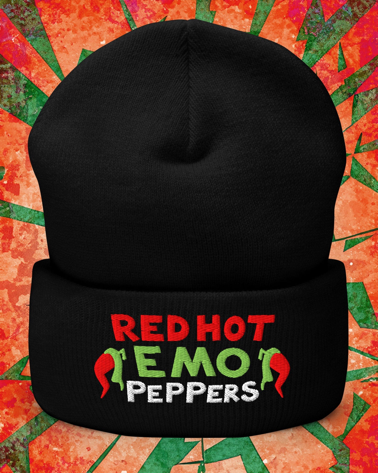 Red Hot Emo Peppers Beanie