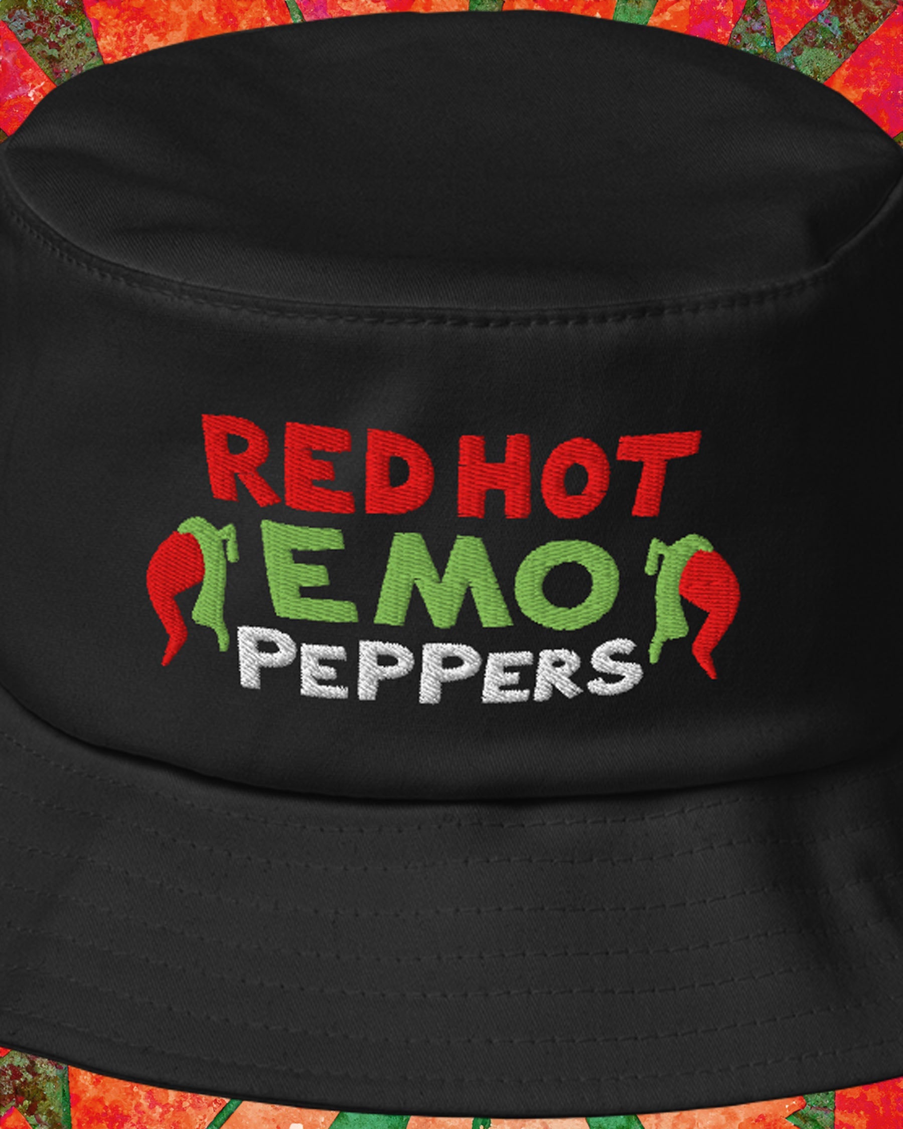 Red Hot Emo Peppers Bucket Hat