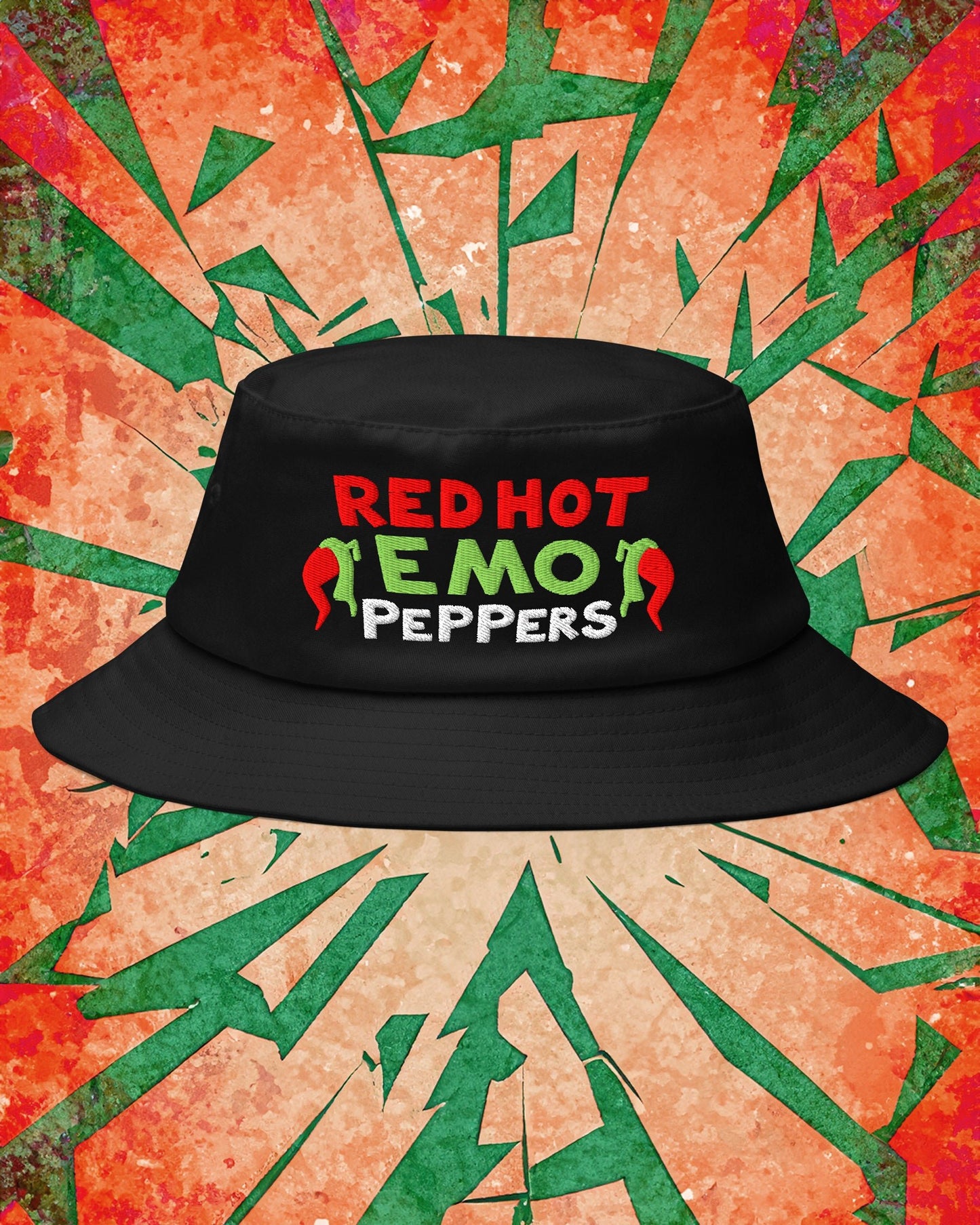 Red Hot Emo Peppers Bucket Hat