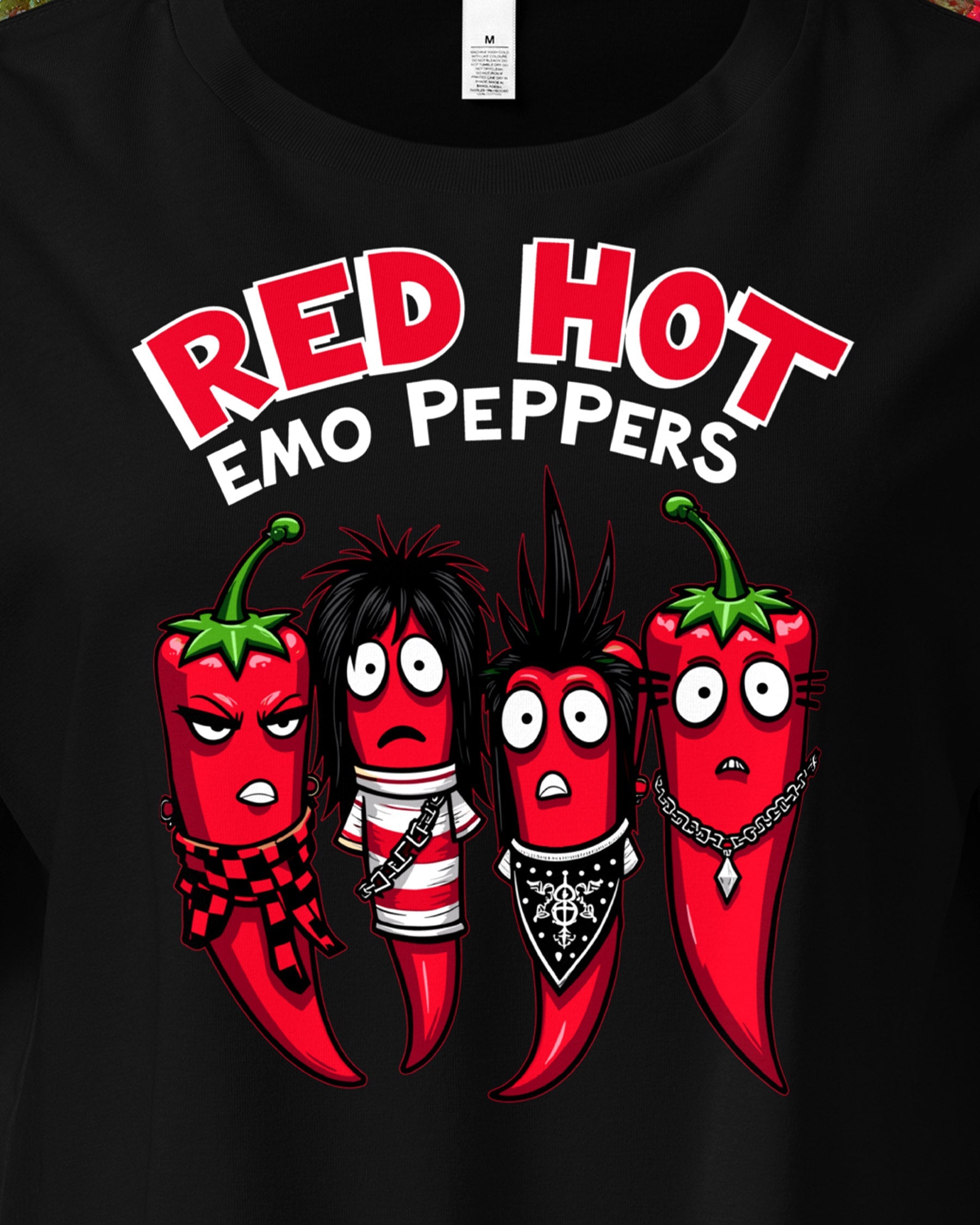 Red Hot Emo Peppers Crop Top