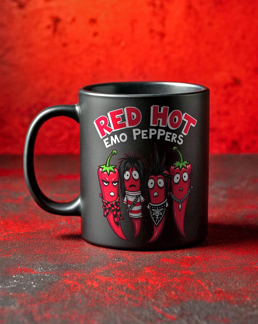 Red Hot Emo Peppers Mug