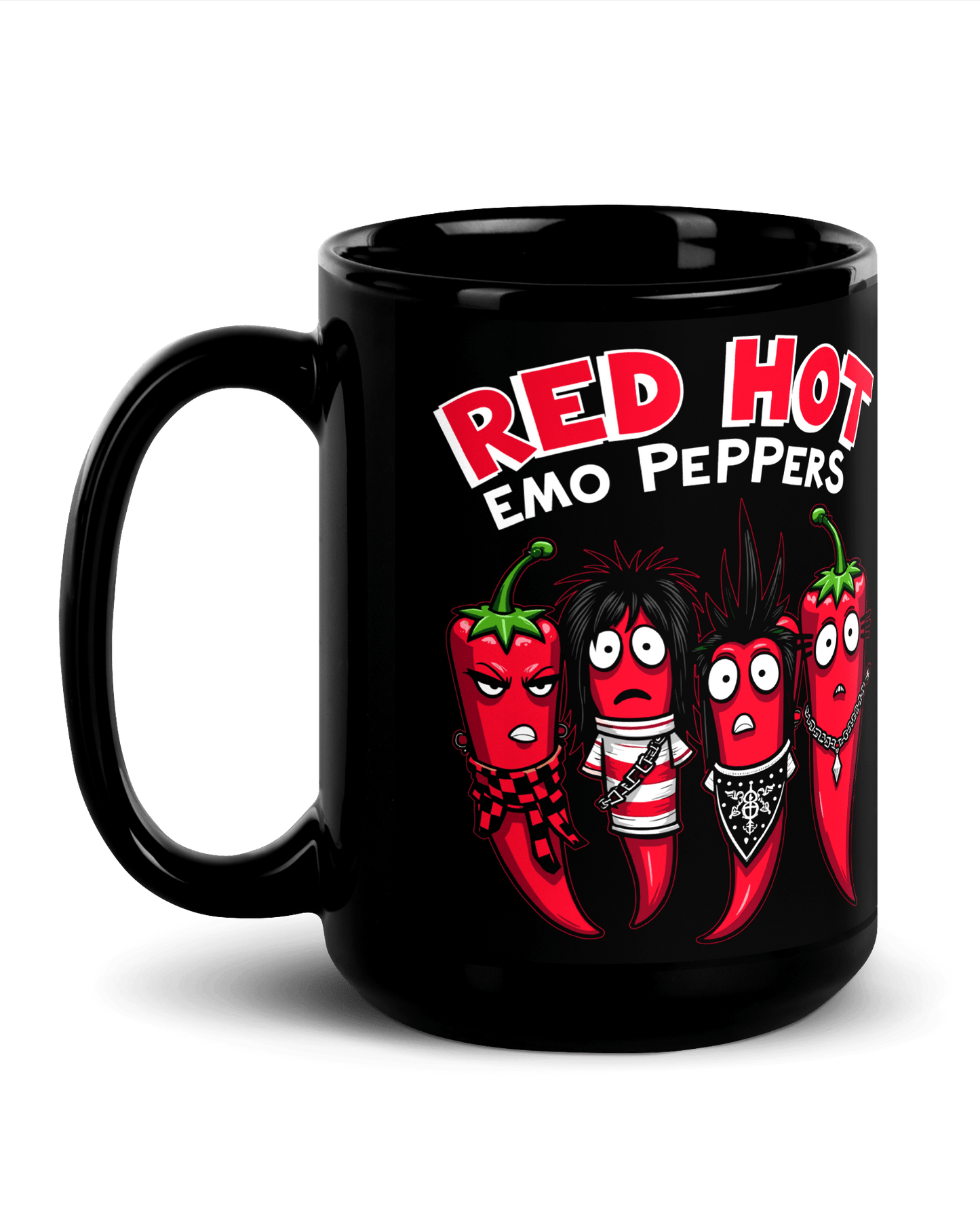 Red Hot Emo Peppers Mug
