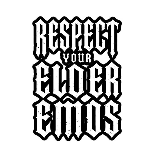 Respect Your Elder Emos Sticker