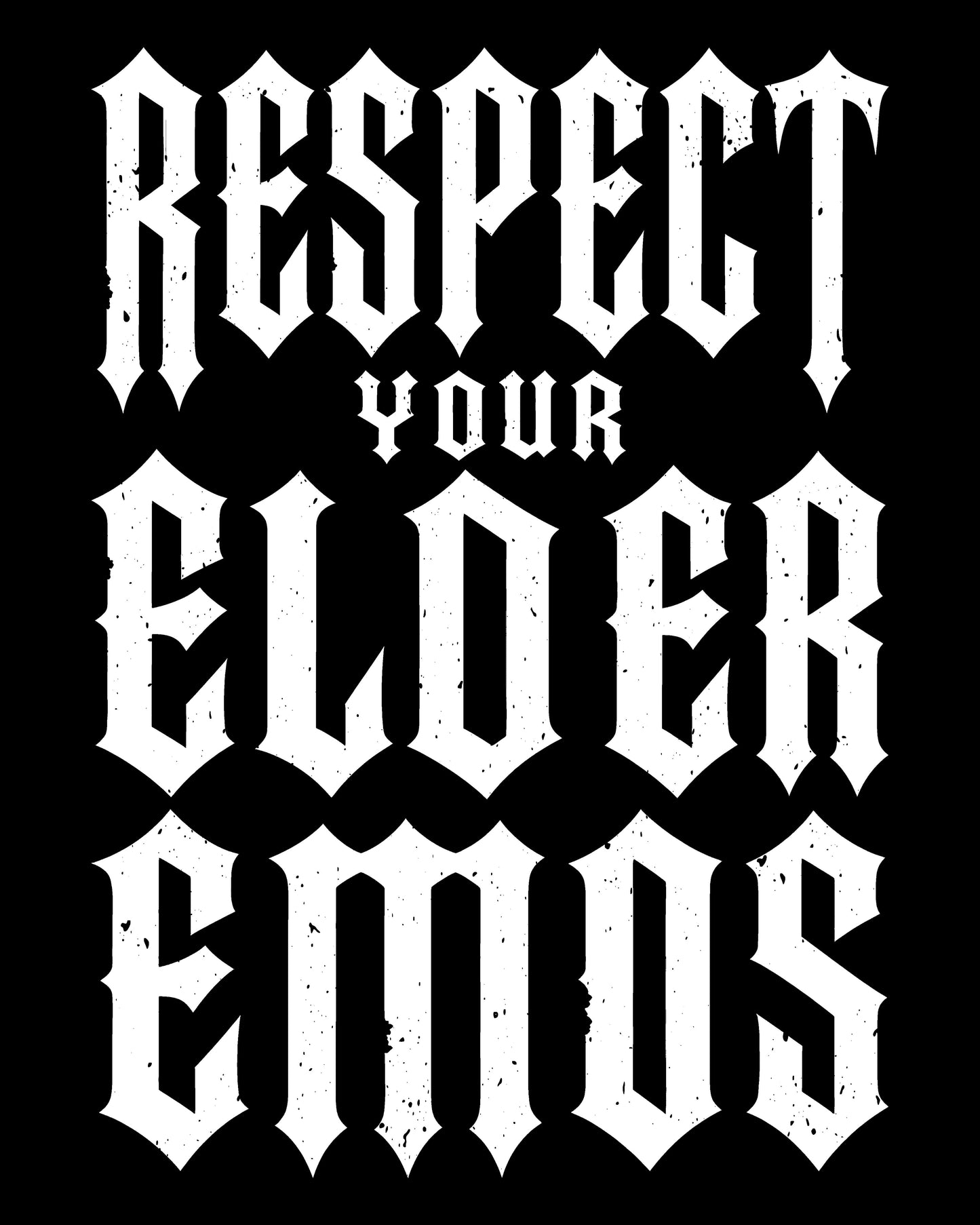 Respect Your Elder Emos T-Shirt