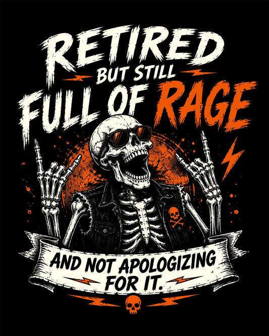 RETIRED FULL OF RAGE Tank Top