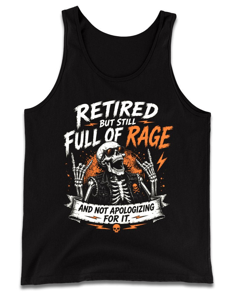 RETIRED FULL OF RAGE Tank Top