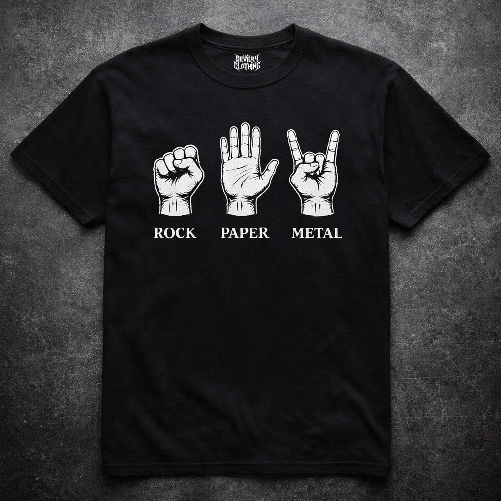 Rock Paper Metal T-Shirt