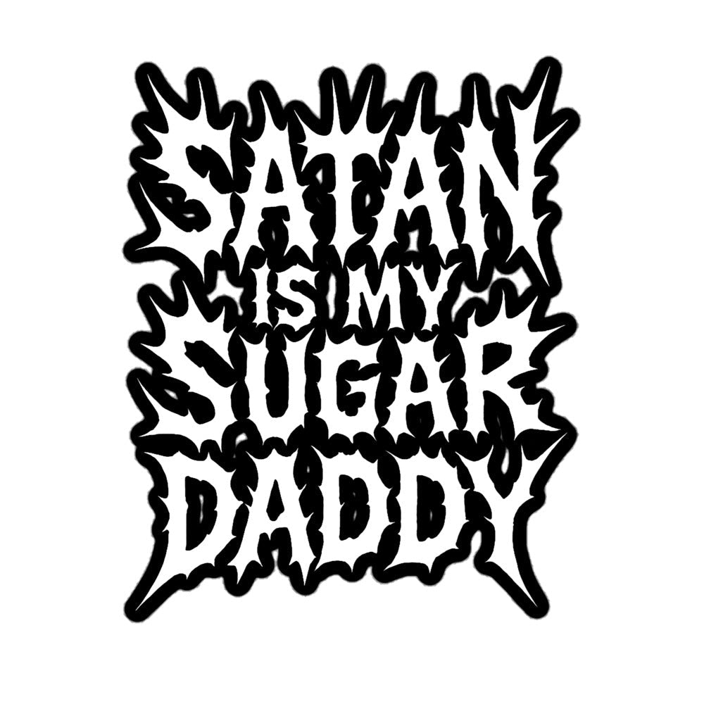 Satan Is My Sugar Daddy Sticker