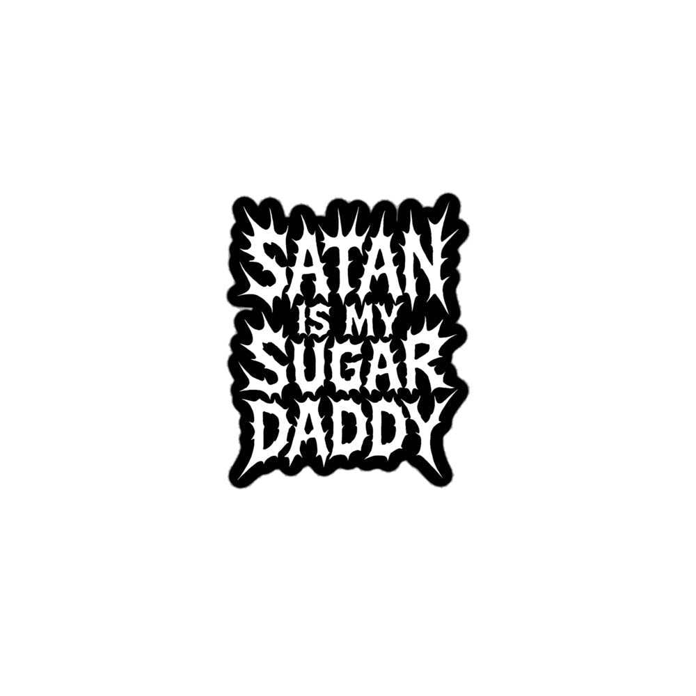 Satan Is My Sugar Daddy Sticker