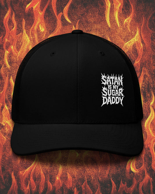 Satan Is My Sugar Daddy Trucker Cap
