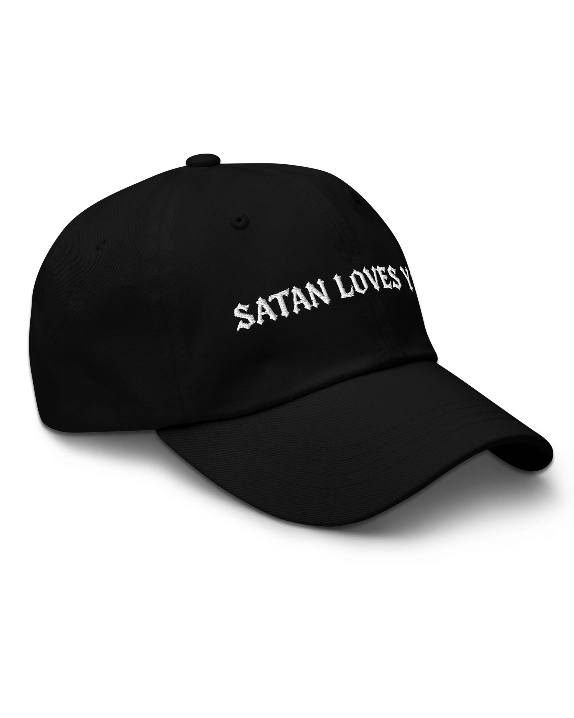 SATAN LOVES YOU Dad Hat